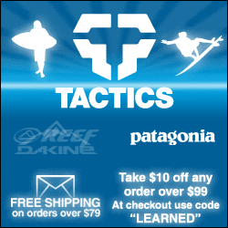 Tactics.com - Best deals on wetsuits, boardshorts, Reef sandals, and much much more...