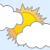 It is forcast to be Mostly Cloudy at 7:00 PM PDT on March 17, 2015